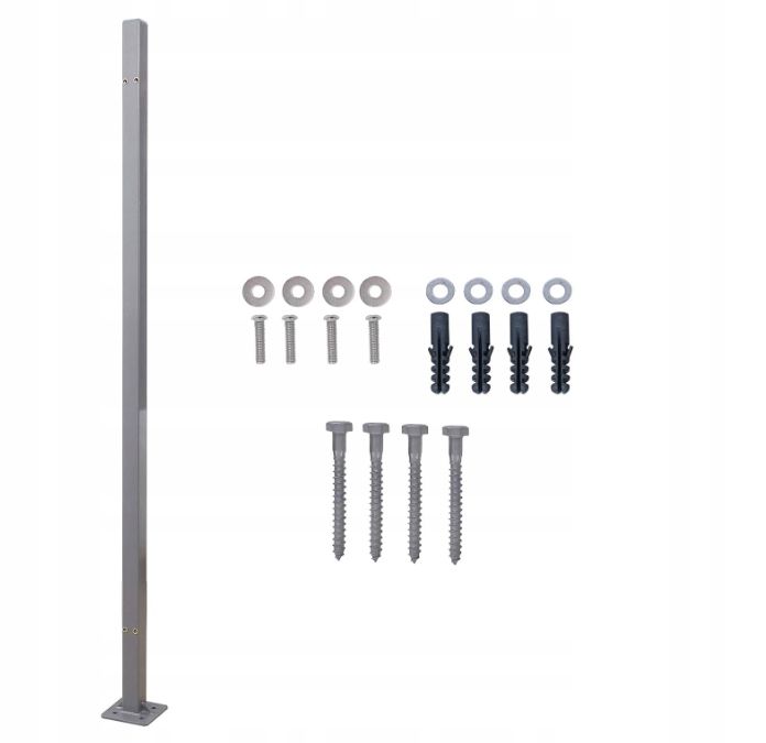 Songmics Słupki Do Skrzynek Markizy, Drążek Mocujący Gsa002