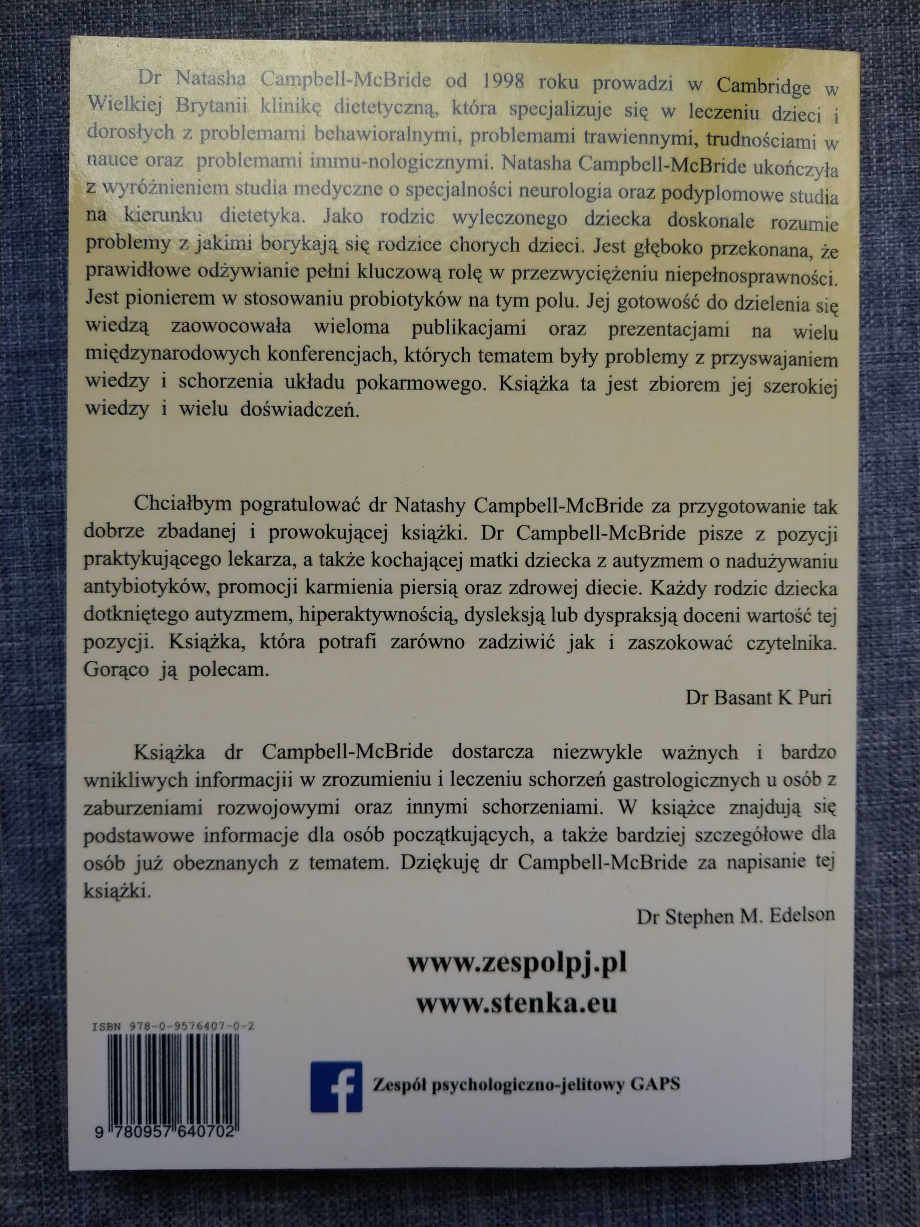 Zespół psychologiczno-jelitowy GAPS Dr Natasha Campbell-McBride