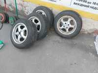 Диски легкосплавні R15 4/100 Aluett з резиною Michelin