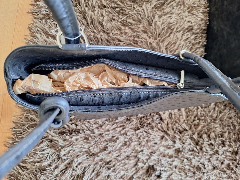 Mala de senhora em pele