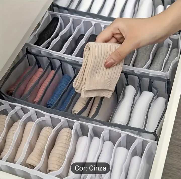 Organizador gavetas Guarda Fato -- meias ou roupa intima