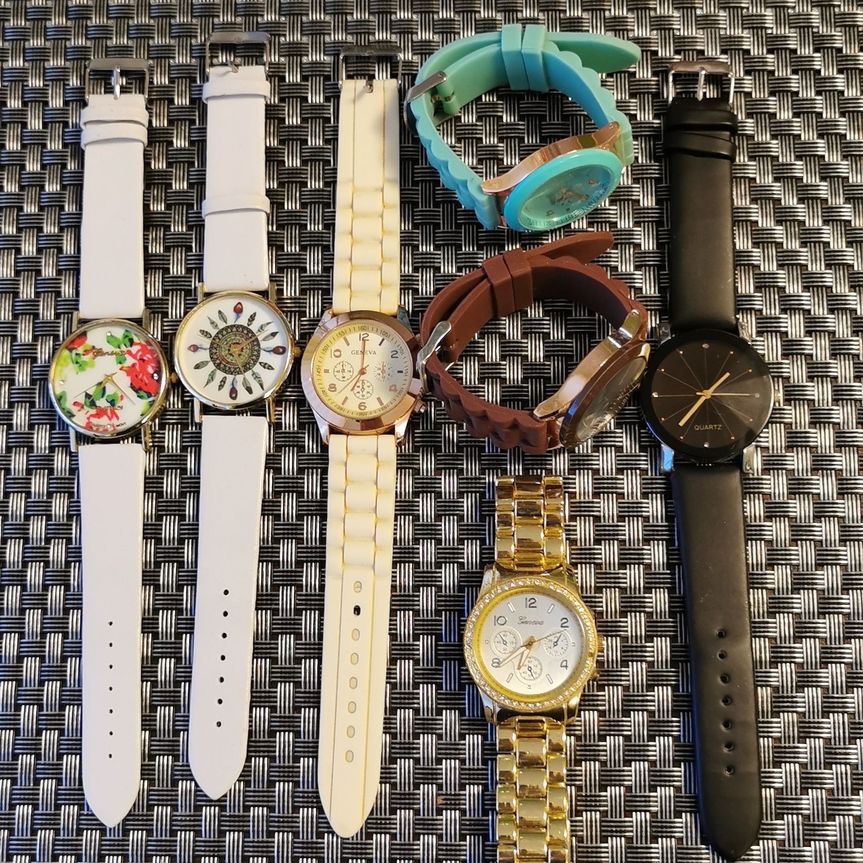 Zegarki - zestaw 7 sztuk zegarków / zegarek