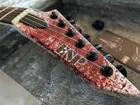 Gitara ESP E-II EX-NT Blood Splatter + hard case ESP - mod by Krupi