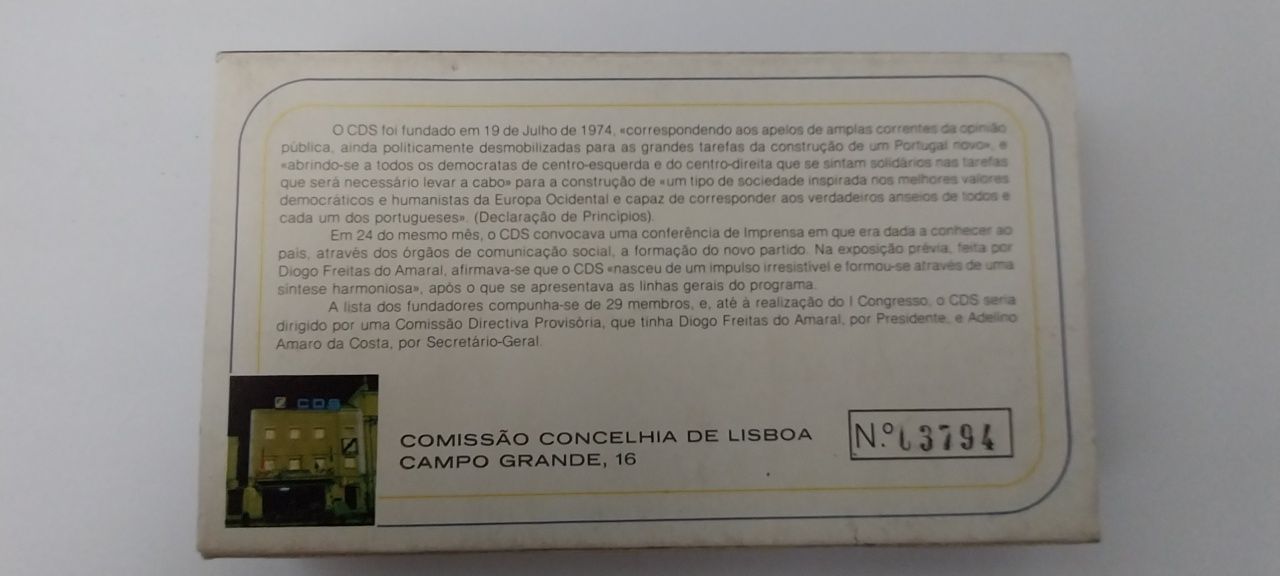 Caixa Fosforos CDS