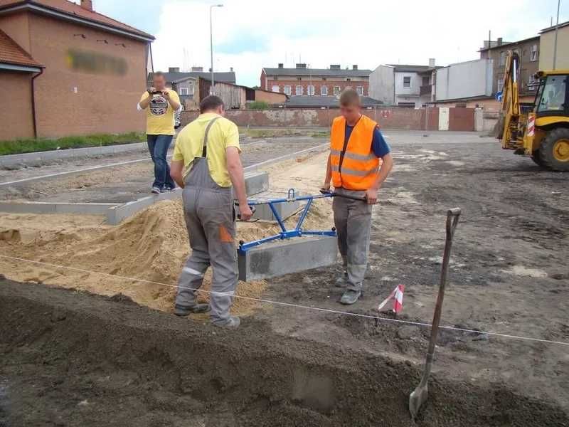 Ręczny/zawieszany chwytak wzdłużny Mimal CHW do krawężników IBR LBR