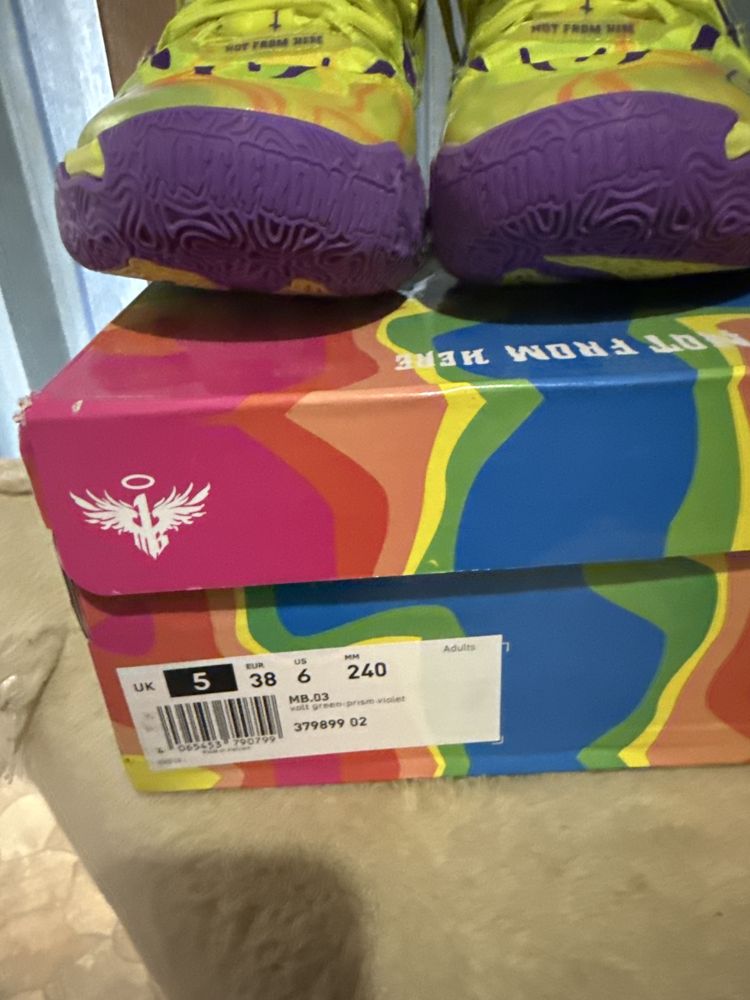 Продам кросівки PUMA lamelo ball, Nike