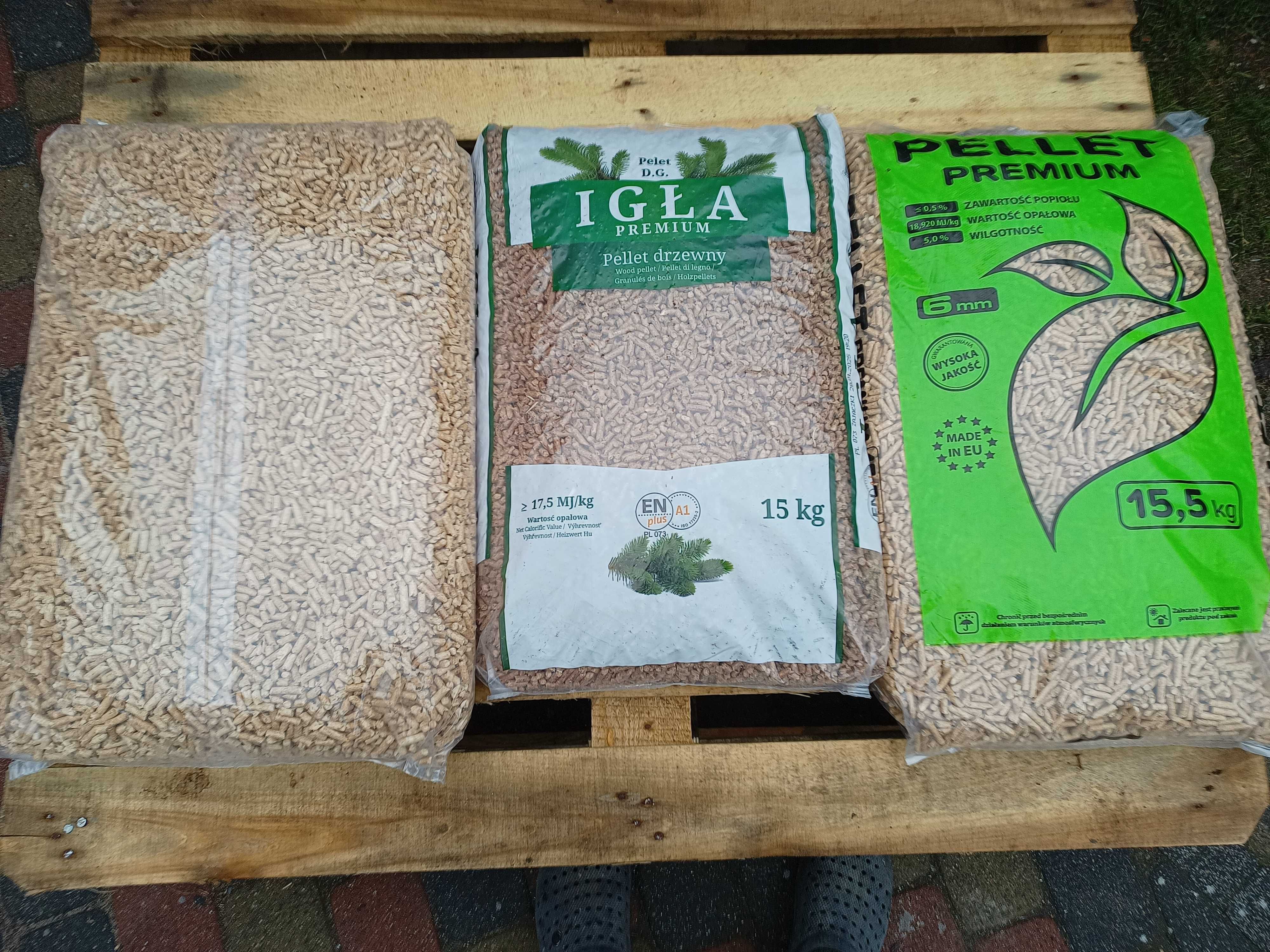 Pellet  A1    Drzewny 6mm 8mm  ALAN  pellet sosnowo bukowy 6mm