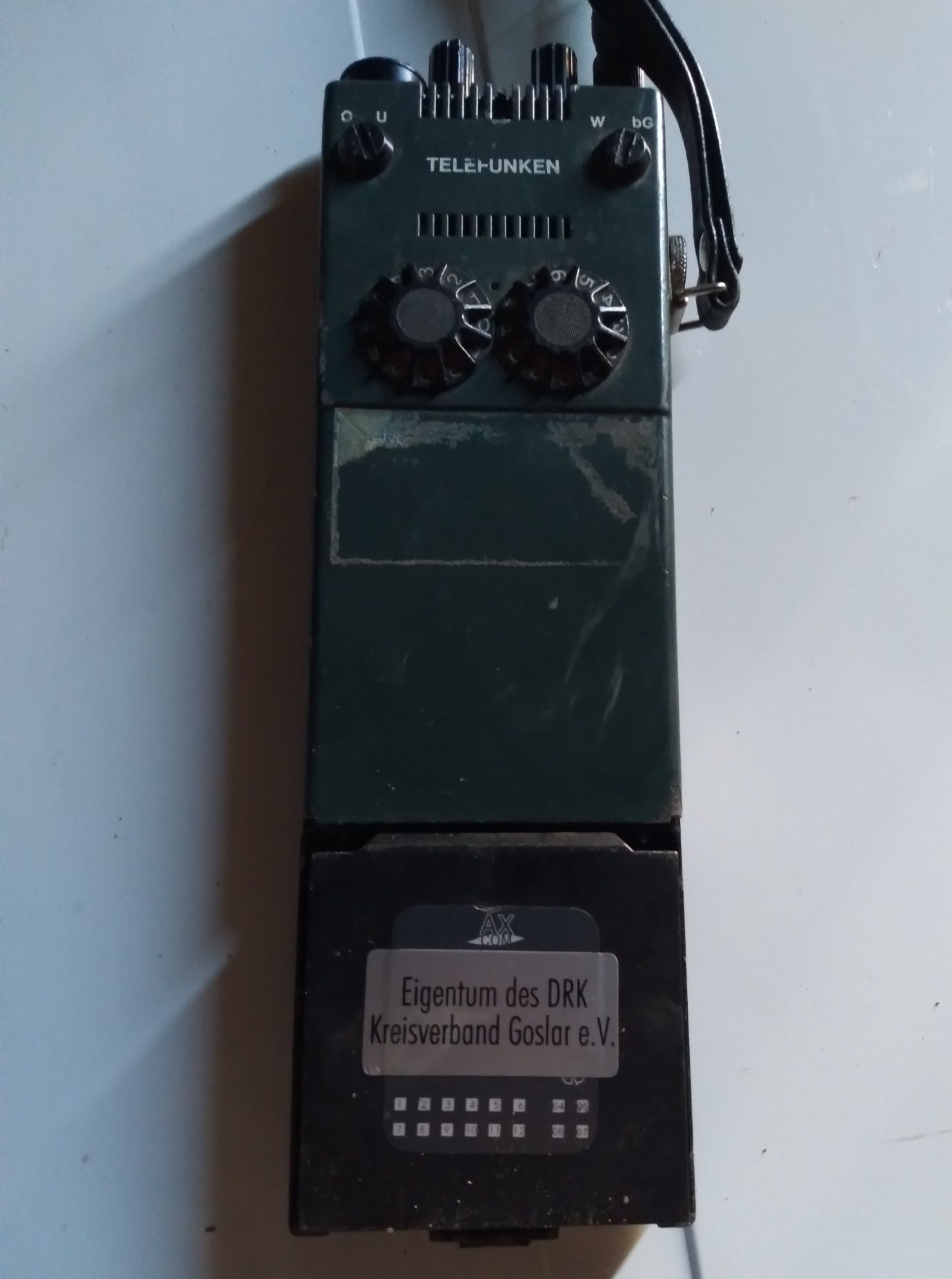 Радіостанцію Telefunken.