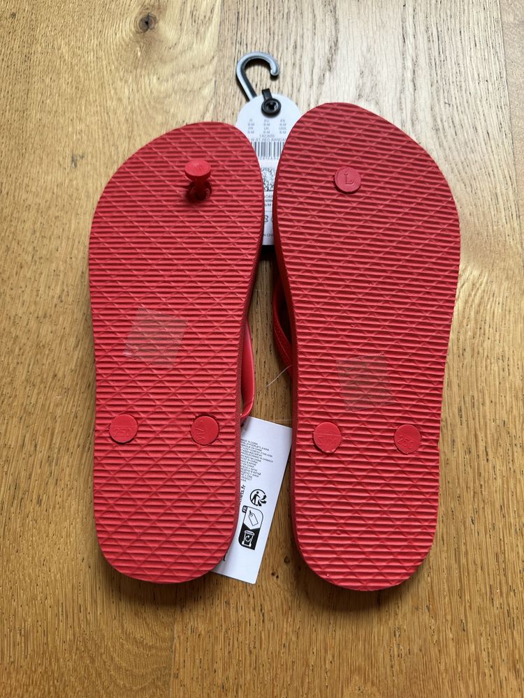 Klapki damskie japonki tezenis s-m czerwone
