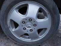 Alufelgi komplet Mercedes 5x112 r. 15 lub 16 Opony zimowe