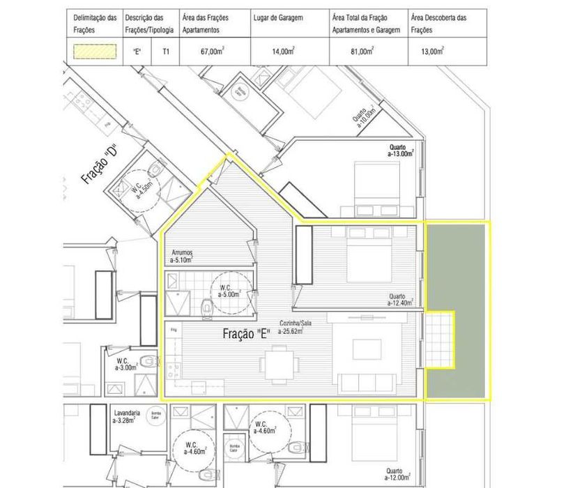 Apartamento T1+1 - Vila Frescainha S.Martinho, Barcelos