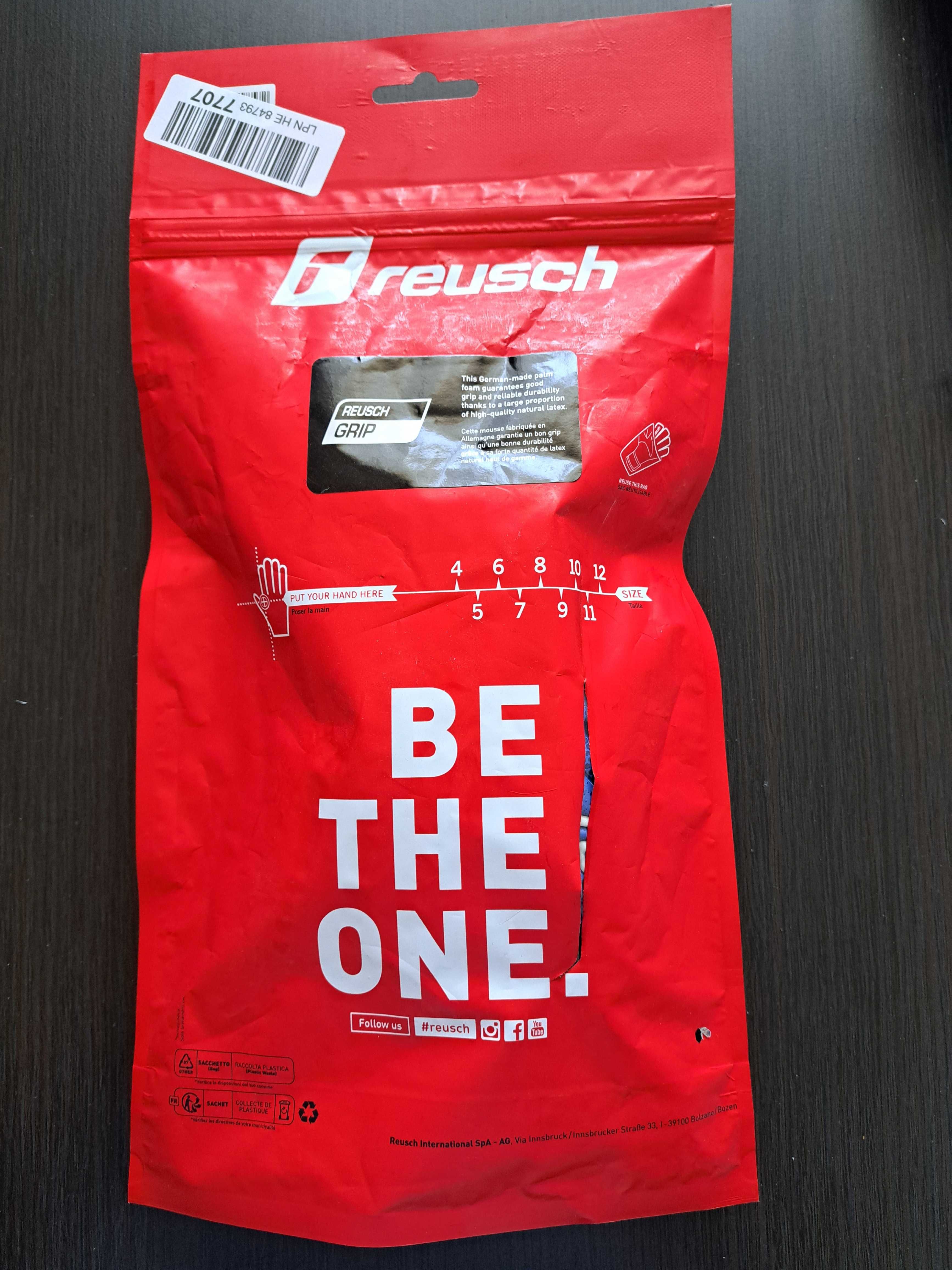 Rękawice bramkarskie dla dzieci junior Reusch Attrakt Grip r. 3,5