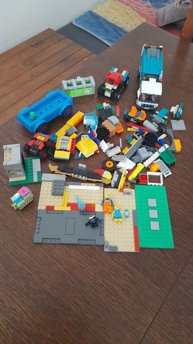 Lego mix klockow lego ciezarowka,smieciarka