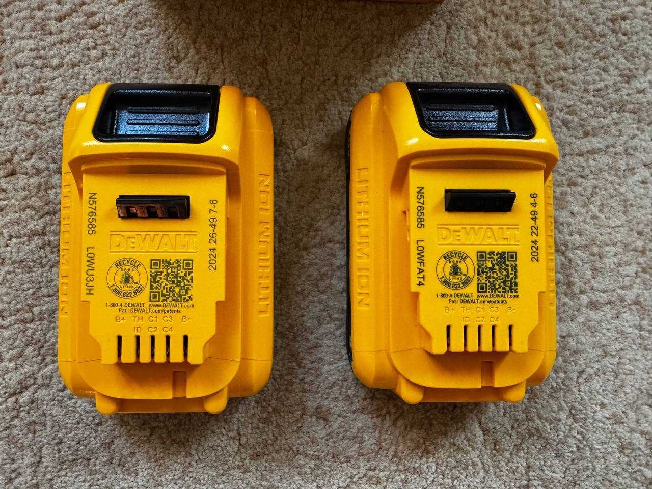 Нові Оригінальні запаковані акумулятори DEWALT 18/20V DCB204 4Ah