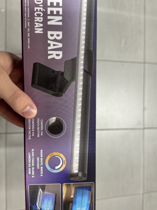 Regulowana Lampka LED komputerowa Nad Monitor nad ekran komputerowa