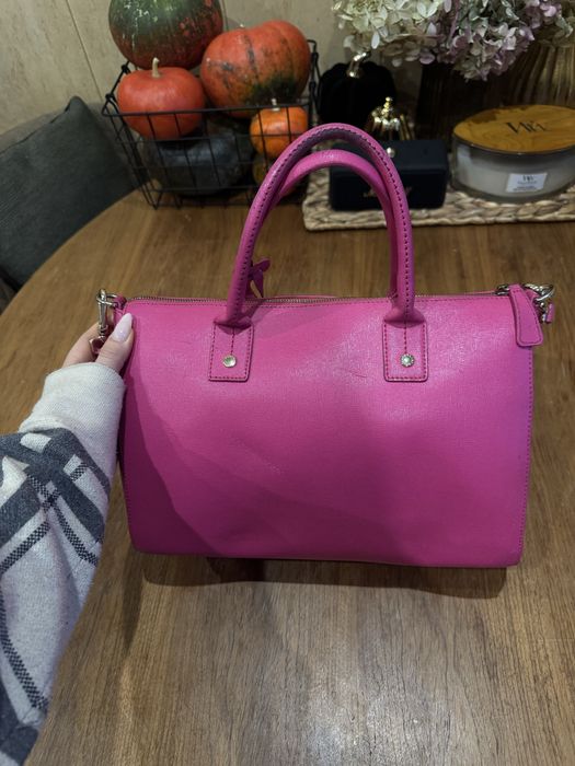 Сумка кожа сафьян furla оригинал