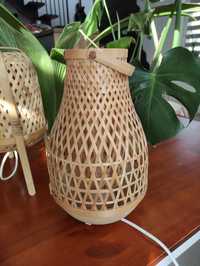 Ikea Misterhult lampa bambusowa 
Lampa stołowa, bambus/wy