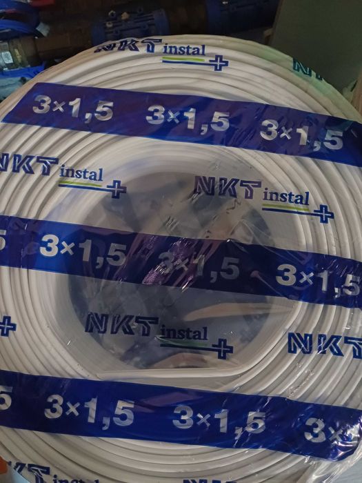 Przewód elektryczny 3x2,5 NKT 3x1,5