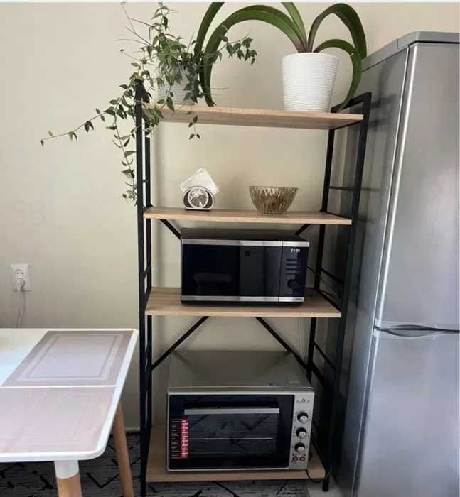 Стелаж металевий металический стеллаж етажерка полиця для книг Акція