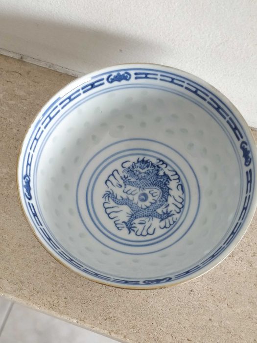 Taça Porcelana fabricada em Macau
