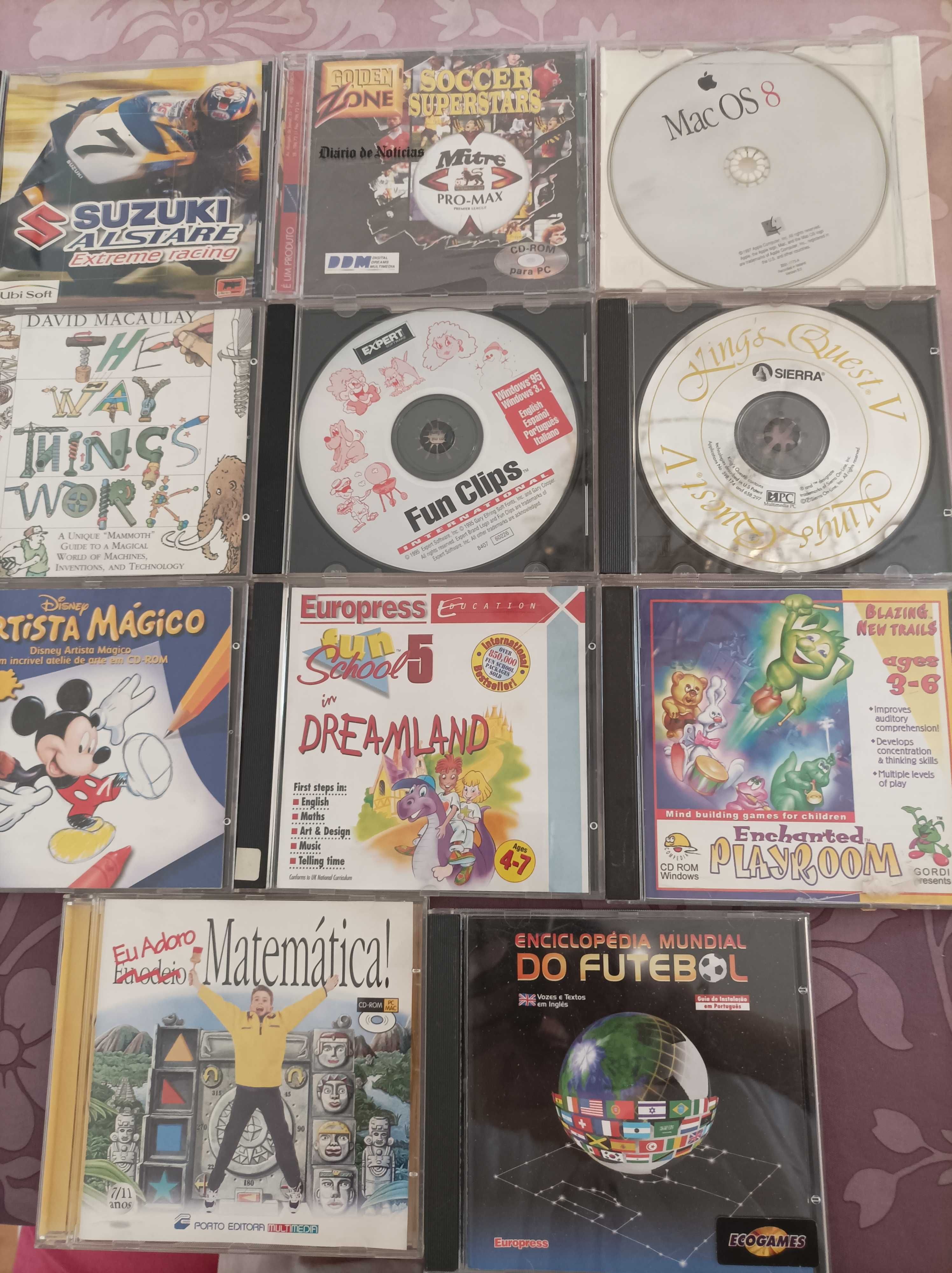 Jogos para PC em CD'S