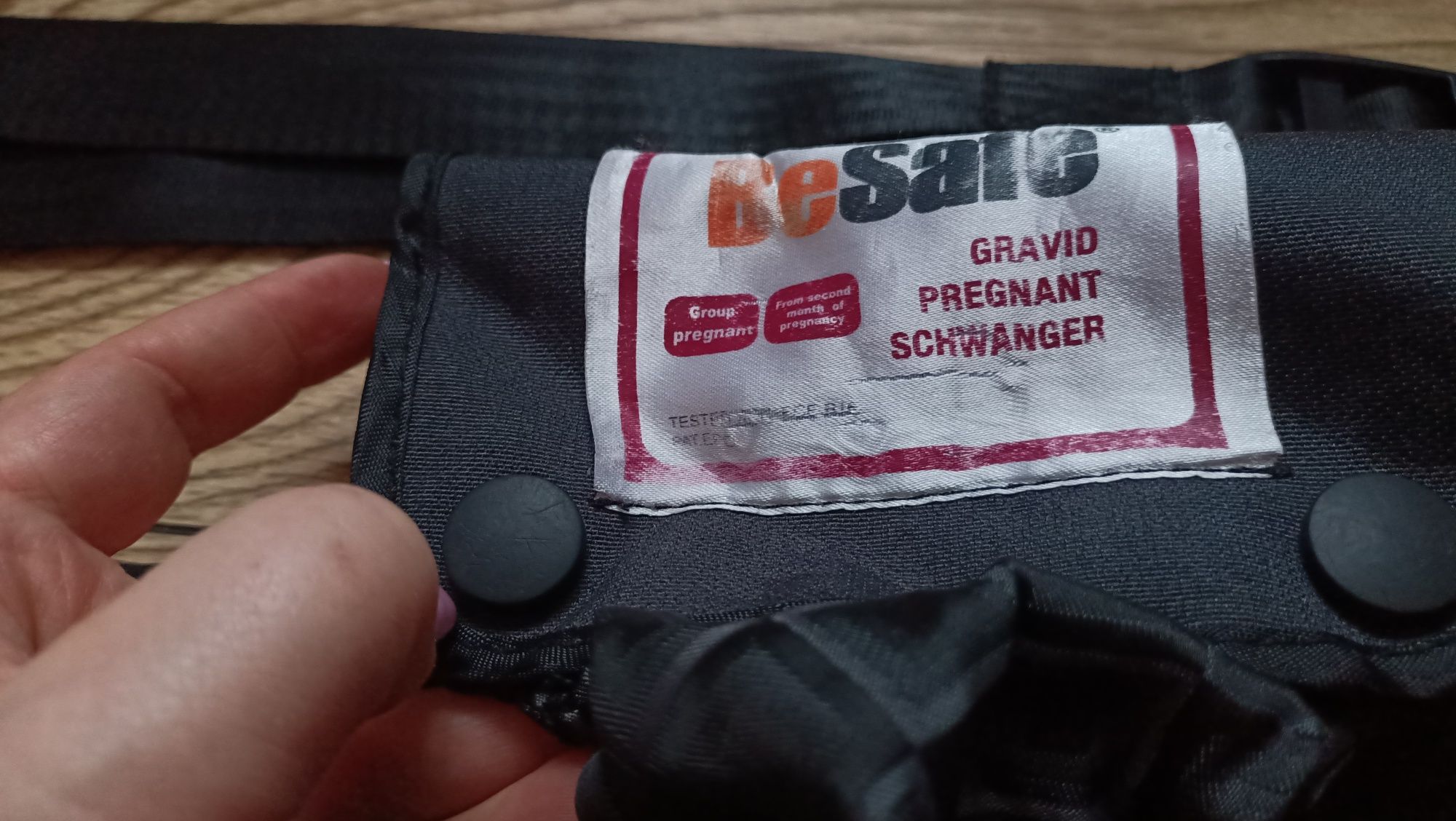 Adapter do pasów dla kobiet w ciąży Besafe na zatrzask