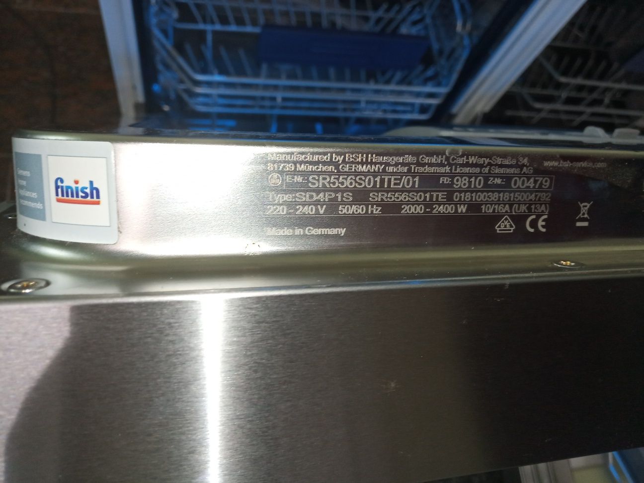 Посудомоечная машина Siemens 45см нержавейка INVERTER A+++ из Германии