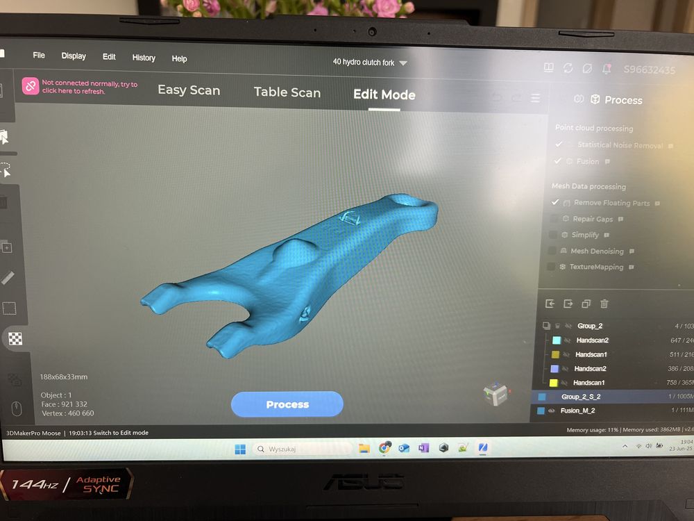 Skaner 3D 3Dmakerpro Moose 0,03mm