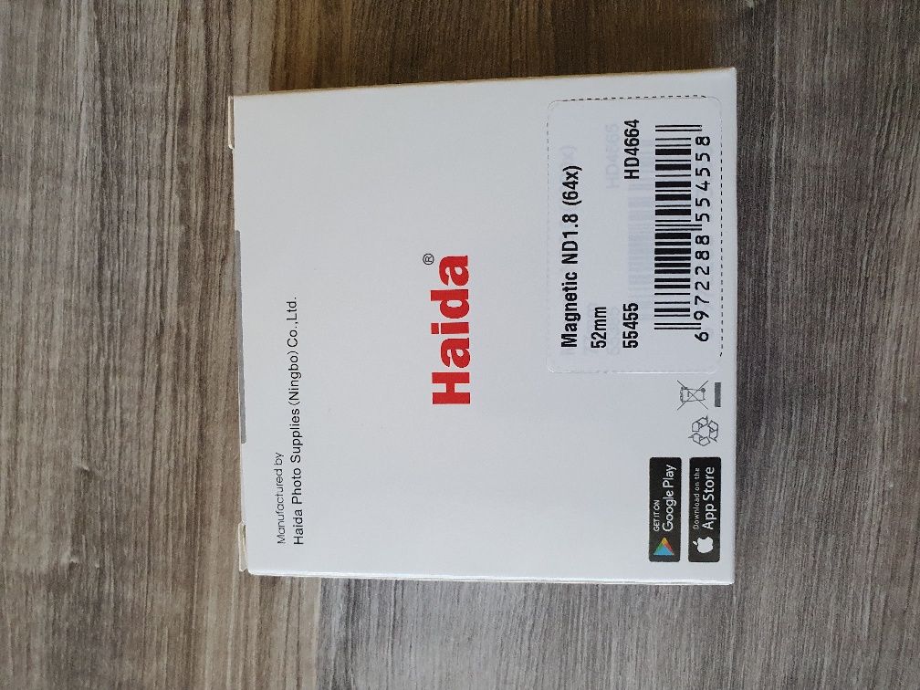 Filtr magnetyczny z adapterem 52 mm Haida ND 1.8