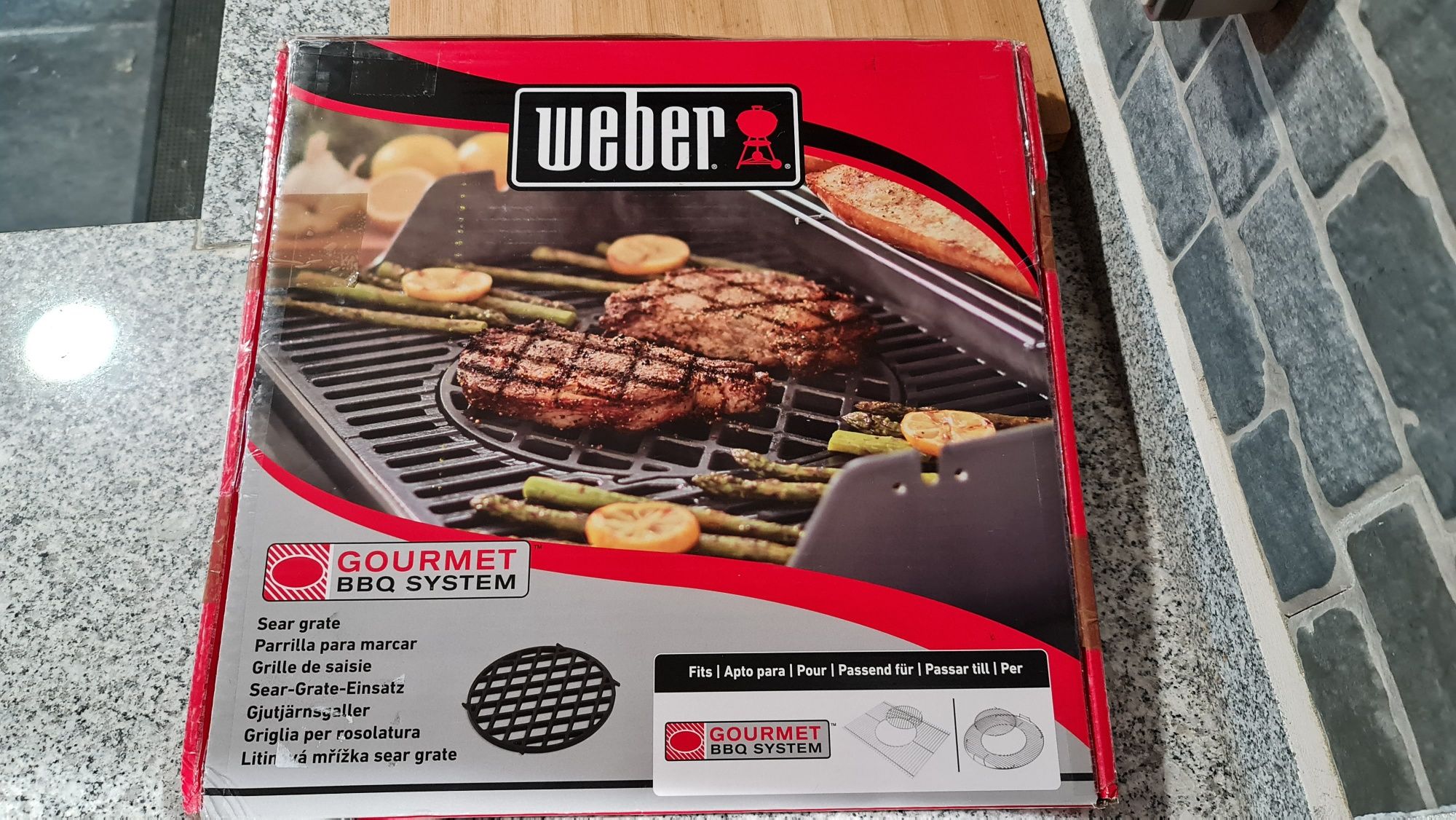 Weber 8834 Grelha para marcar a carne