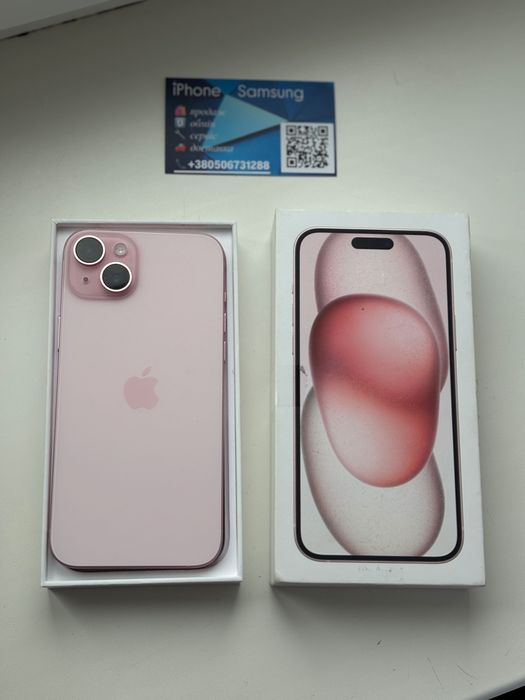 iPhone 15 Plus Pink 256Gb Neverlock Повний комплект Гарантія TRADE-IN