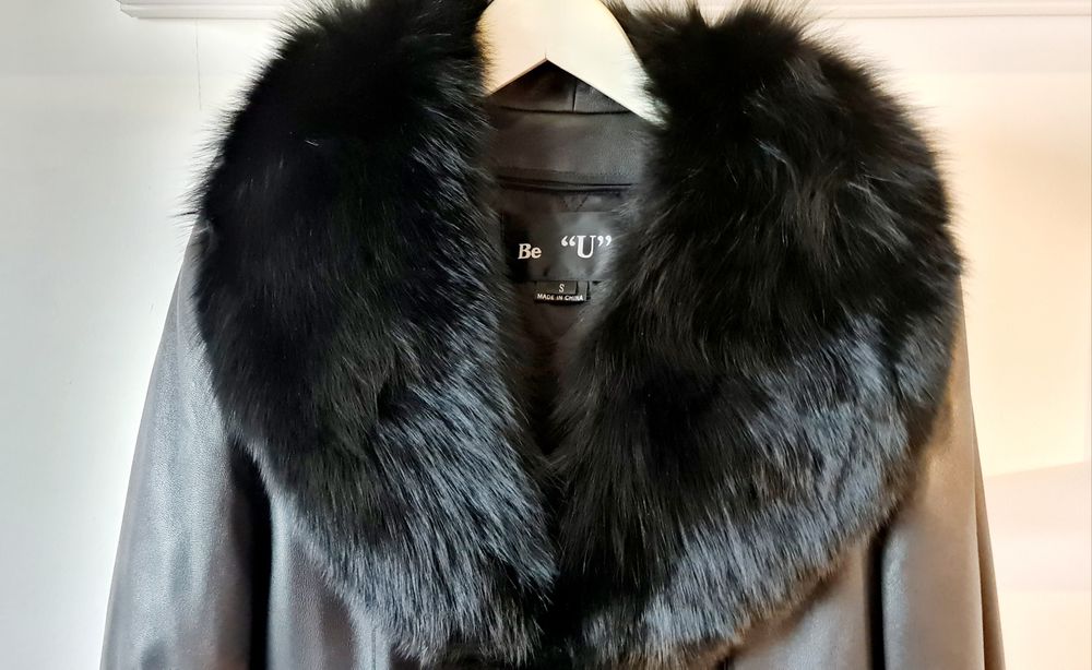 Płaszcz skórzany, r. S