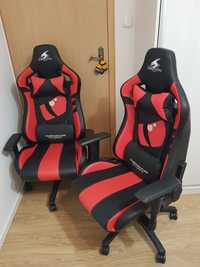 fotel gamingowy DRAGON red kubełkowy WARRIOR CHAIRS