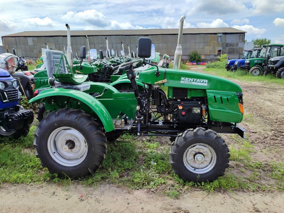 Мототрактор Кентавр 160ВН комплект с фрезой и плугом