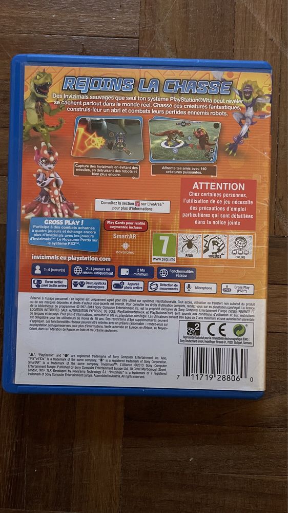 Cartao memoria psvita + jogo invizimals