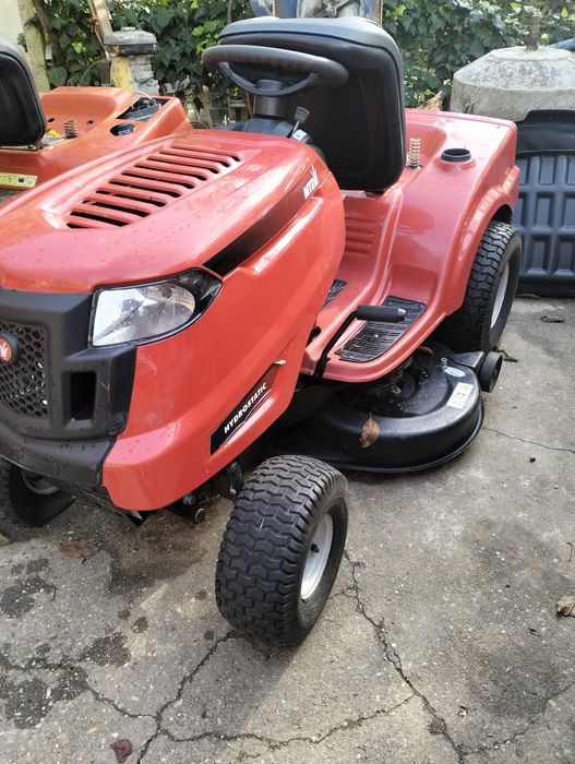 Trator corta relva seminovo com cesto 17cv