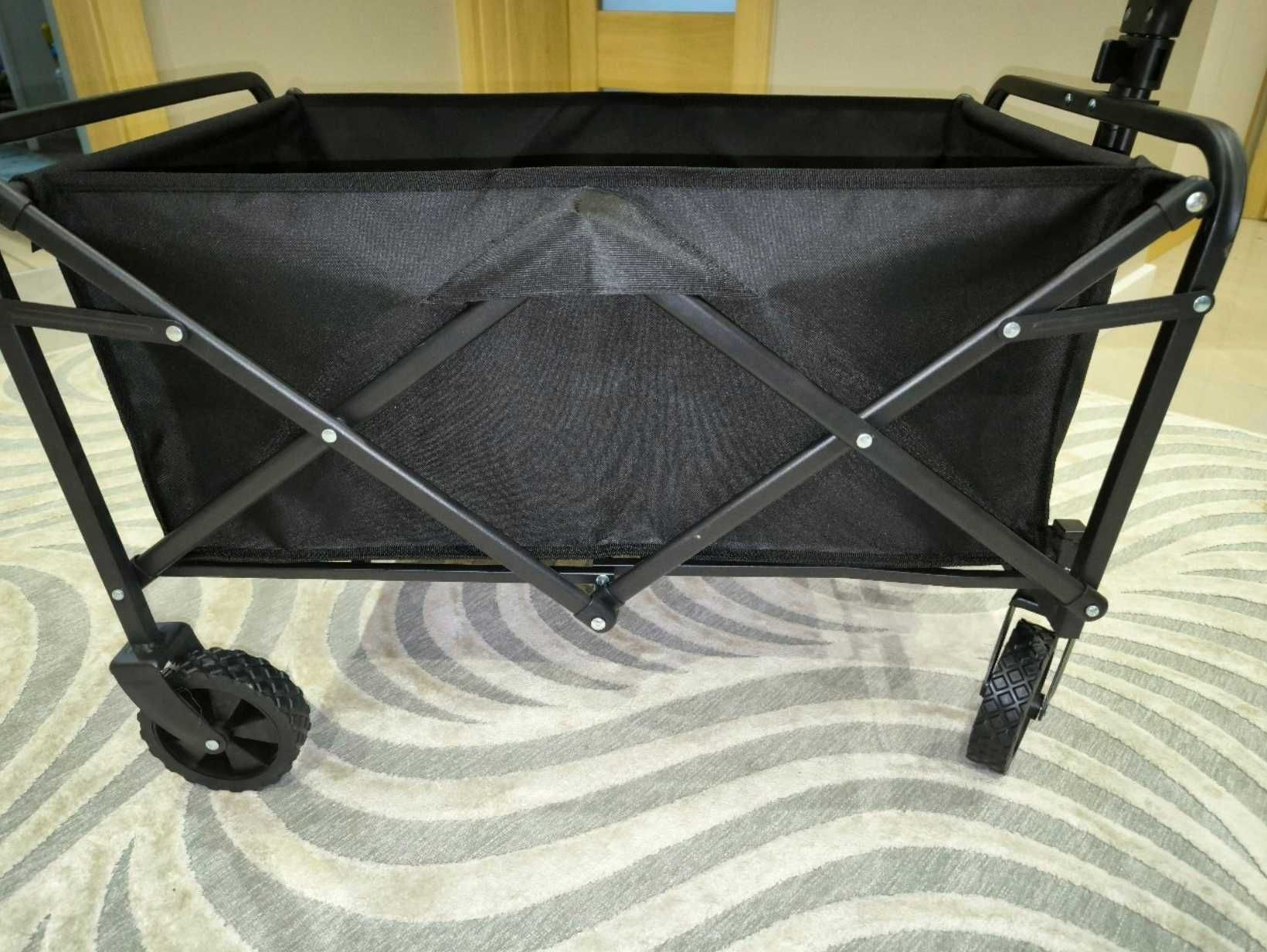 2w1 Zestaw Mocny Wózek Turystyczny Plażowy Transportowy 100kg + GRATIS