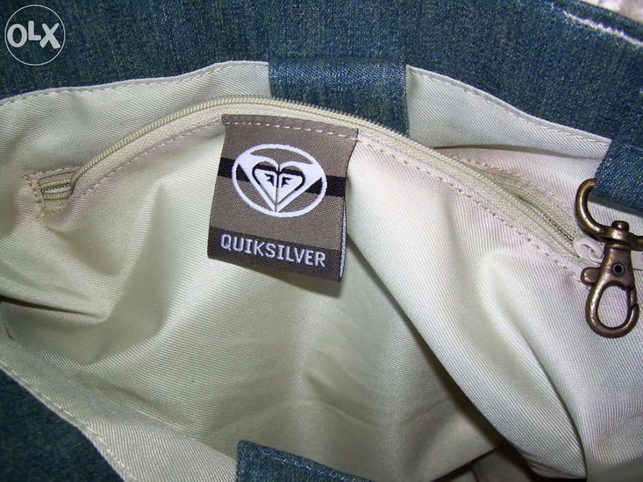 Saco/mala para senhora da quiksilver (em ganga)