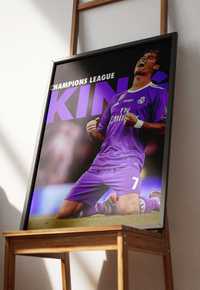 Plakat piłkarski Cristiano Ronaldo "Champions League KING"