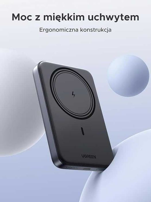 UGREEN Wireless Powerbank 10000mAh Magnetic funkcja szybkie ładowanie