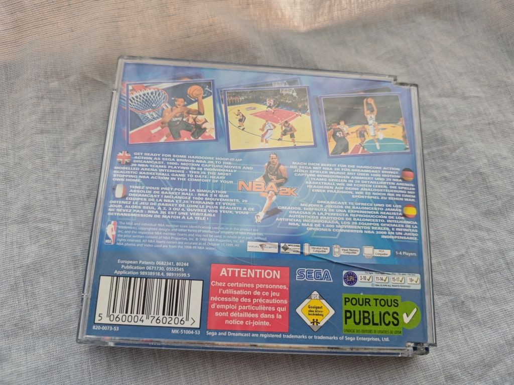 Nba 2k sega Dreamcast