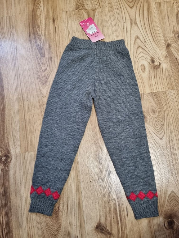 Spodnie dresy Jotunheim 110cm 4-5lat wełna