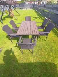 Meble ogrodowe stół i 6 krzeseł