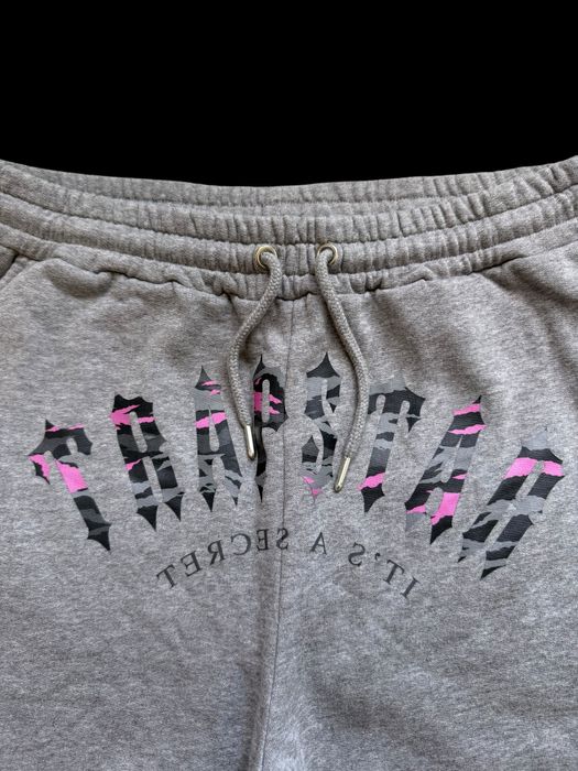 Spodenki Baggy Szorty Dresowe Trapstar London Irongate Arch Camo Grey