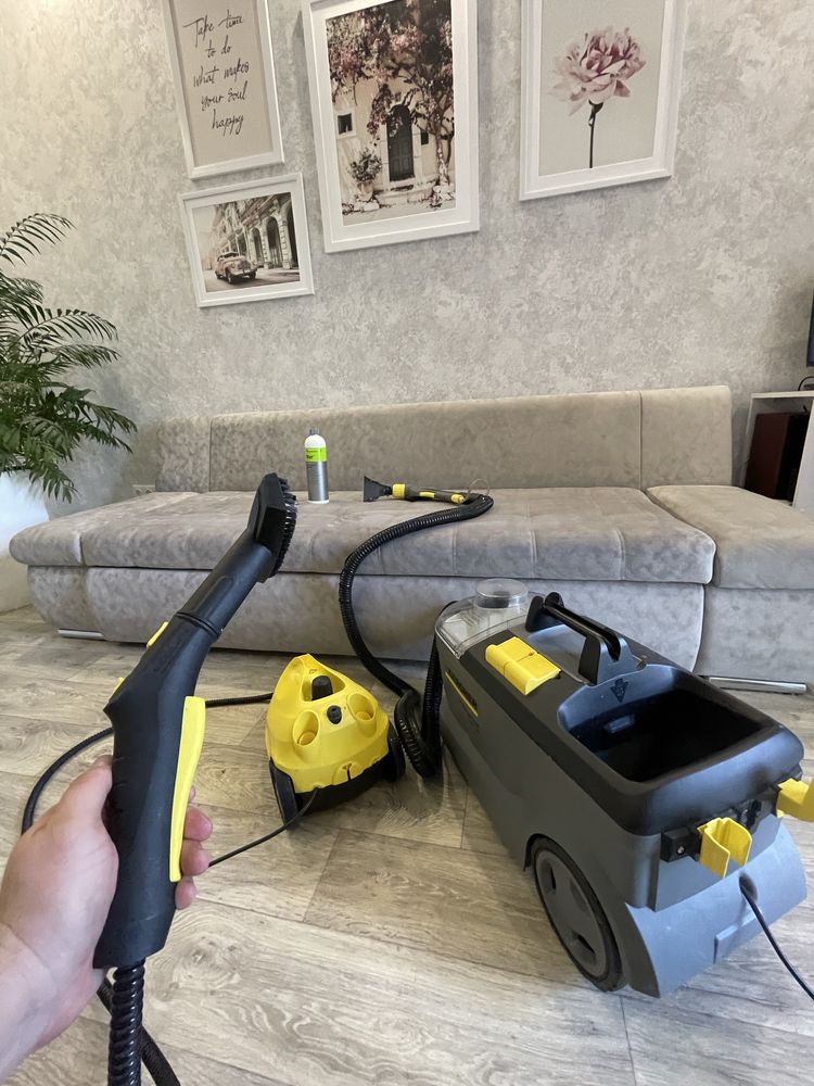 Аренда моющего пылесоса/Пароочистителя /Karcher Puzzi 10/1