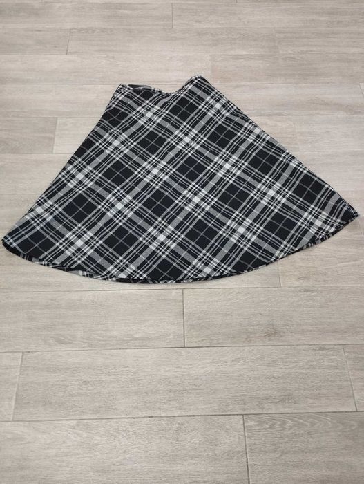 юбка теплая клетка