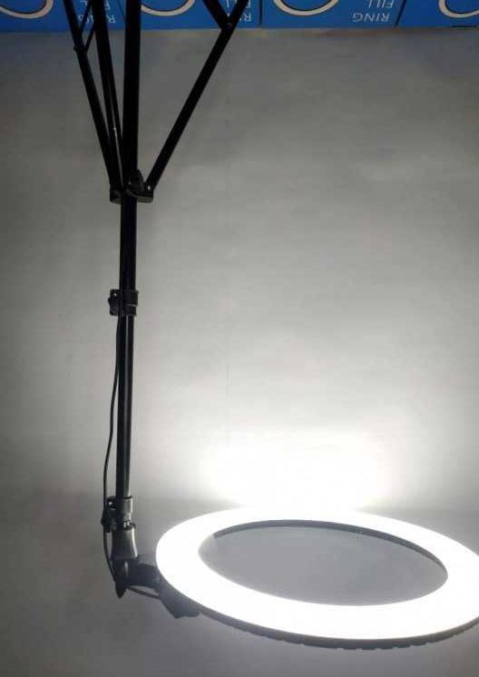 Профессиональная кольцевая LED лампа 45 на штативе для фото/видео