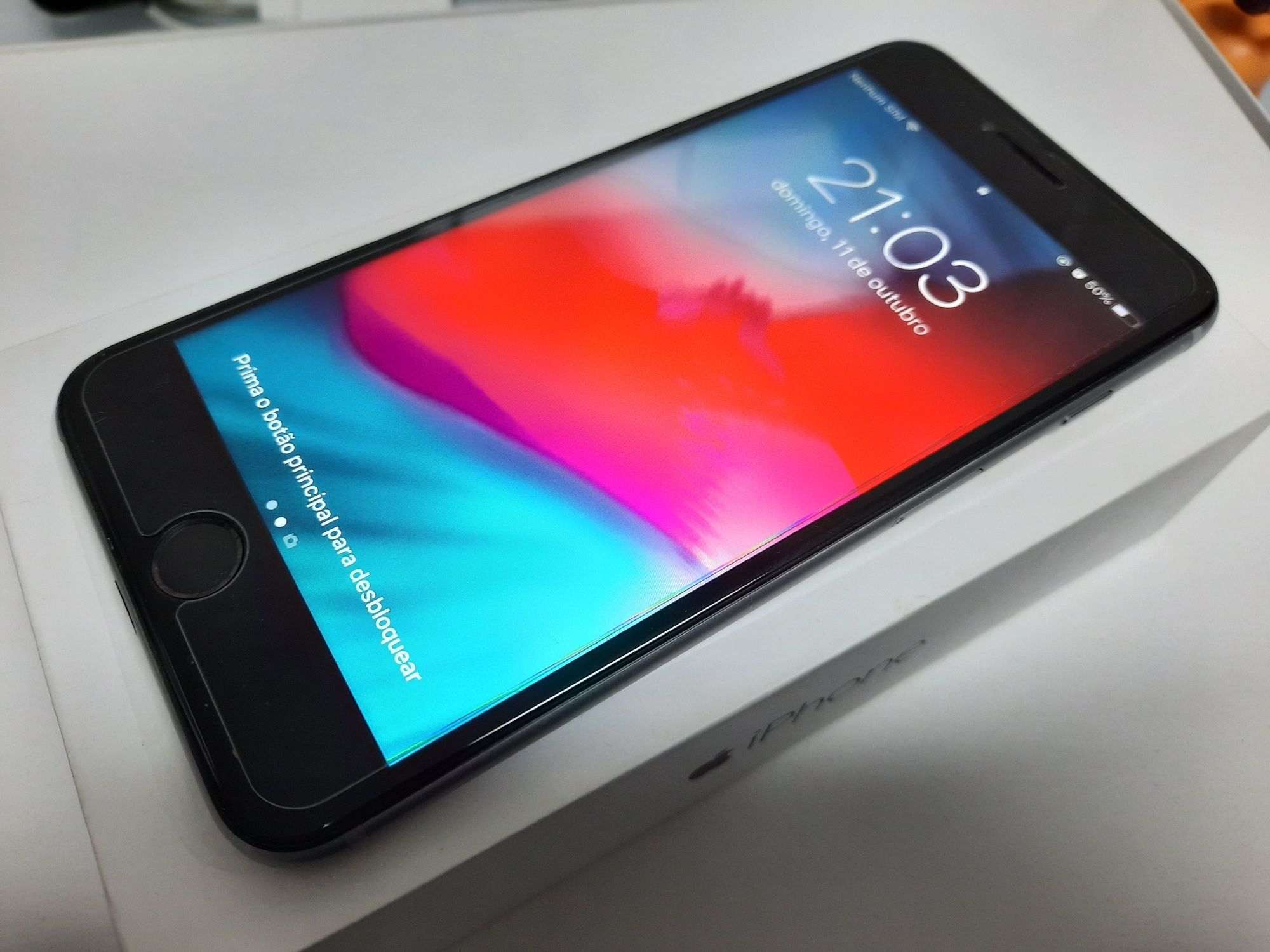 Iphone 6 Plus, Space Gray, 64GB + Capa protetora