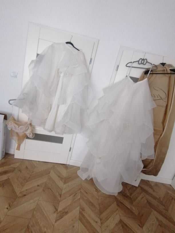 Suknia ślubna księżniczka - luksusowa Galla Solidago stan idealny
