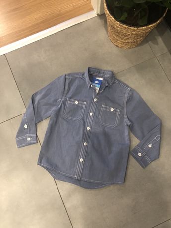 Nowa koszula chłopięca błękitna 110
